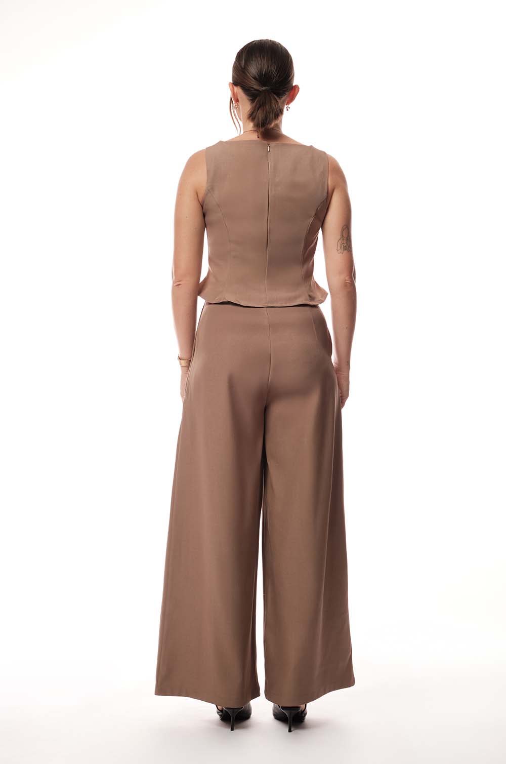 Flared Pants - Brown