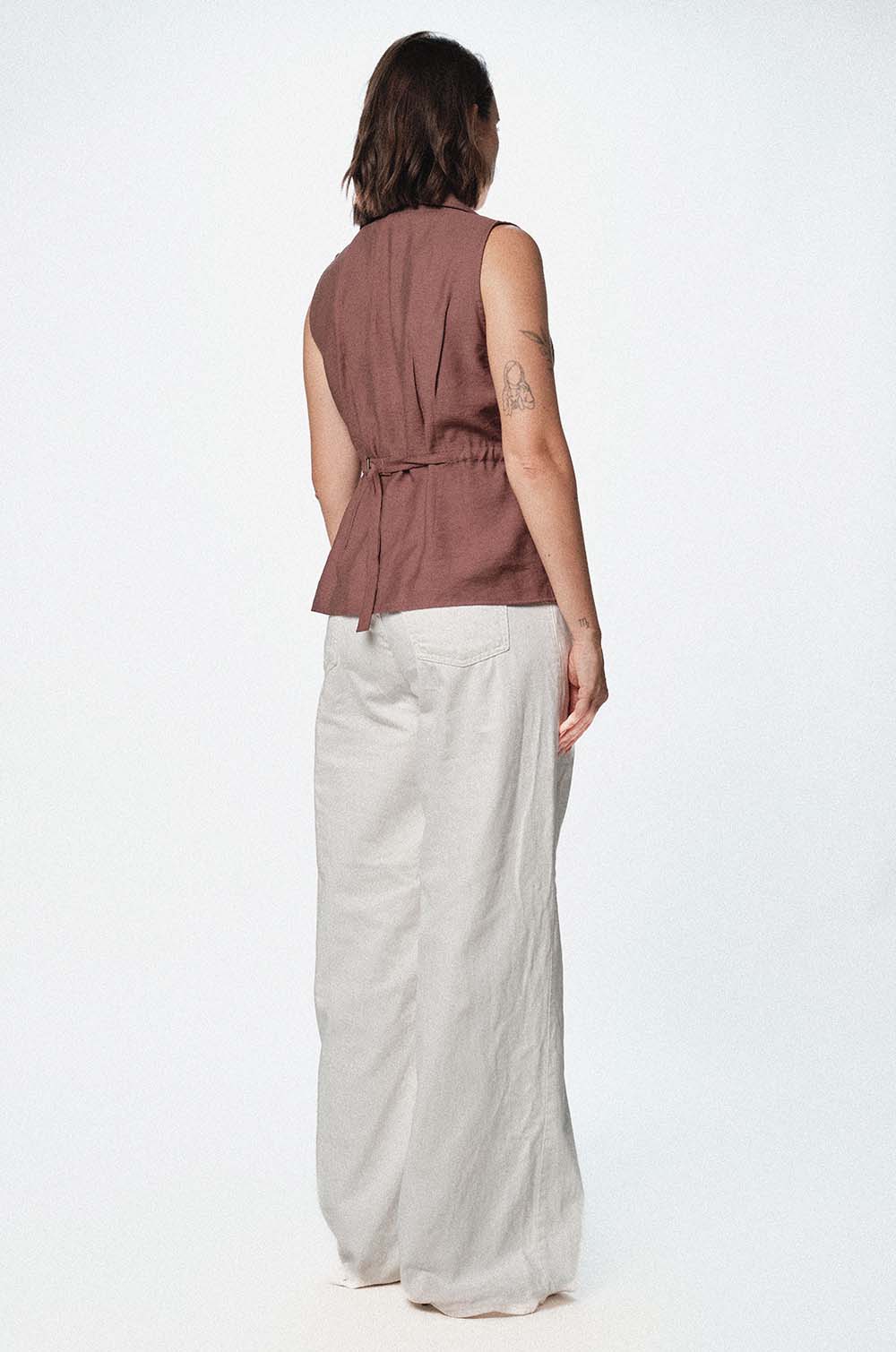 WAIST COAT WITH GOLD BUTTONS