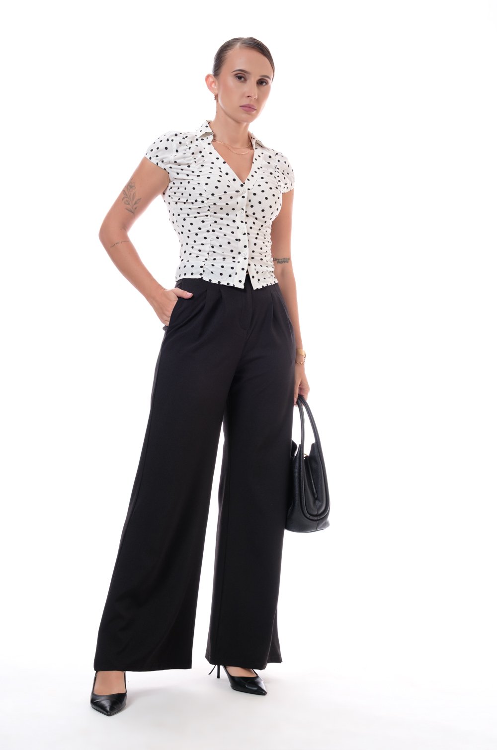 SOFT TAILORED PANT - BLACK