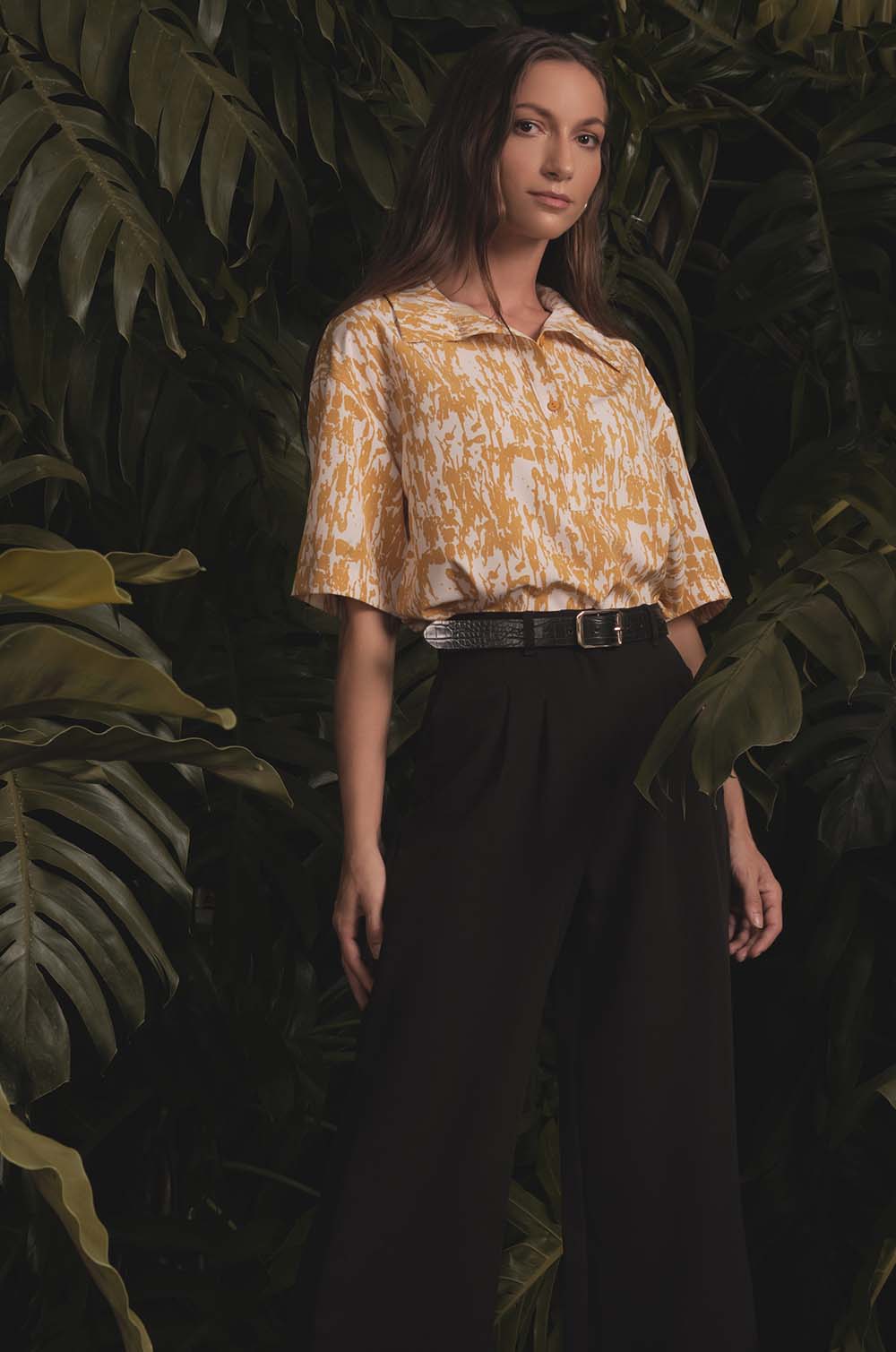 Printed Boxy Shirt