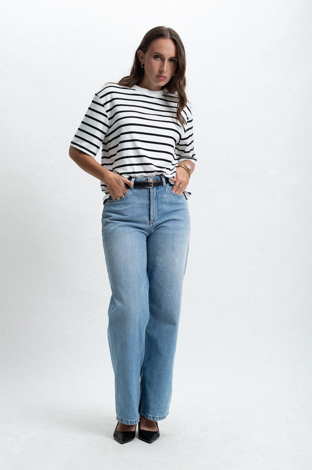 STRIPE OVERSIZED TSHIRT