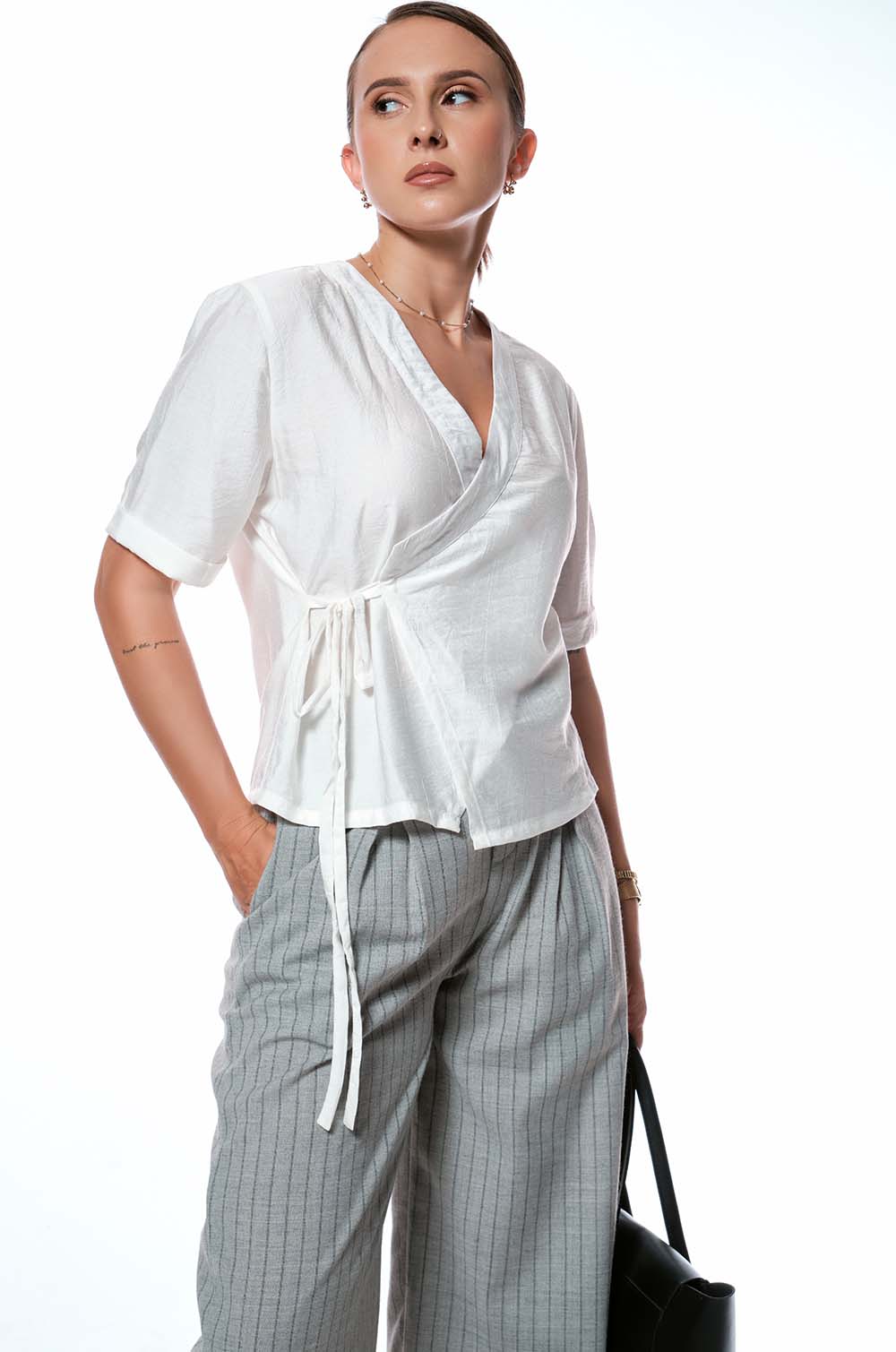 WRAP AROUND TOP - WHITE