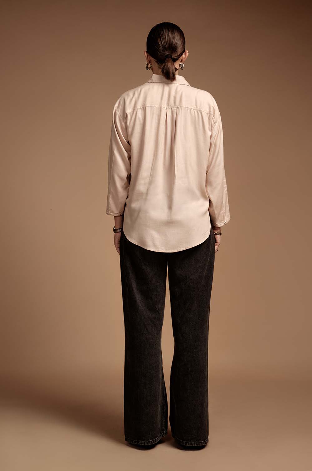 Relaxed Shirt - BEIGE