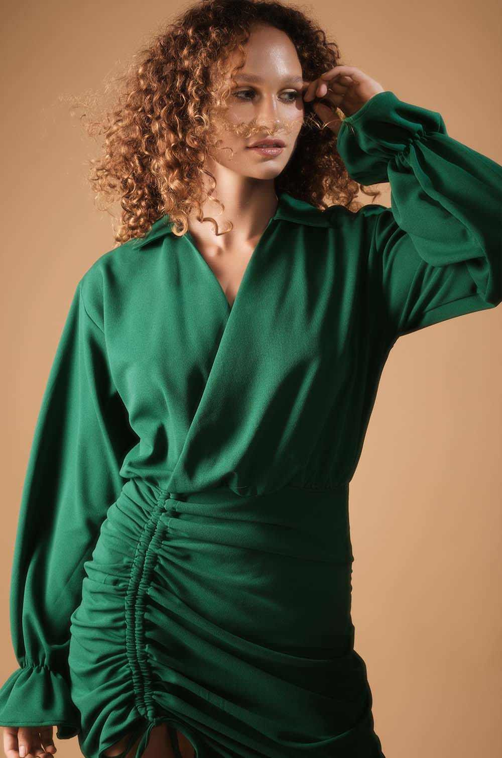 Emerald Mini Dress