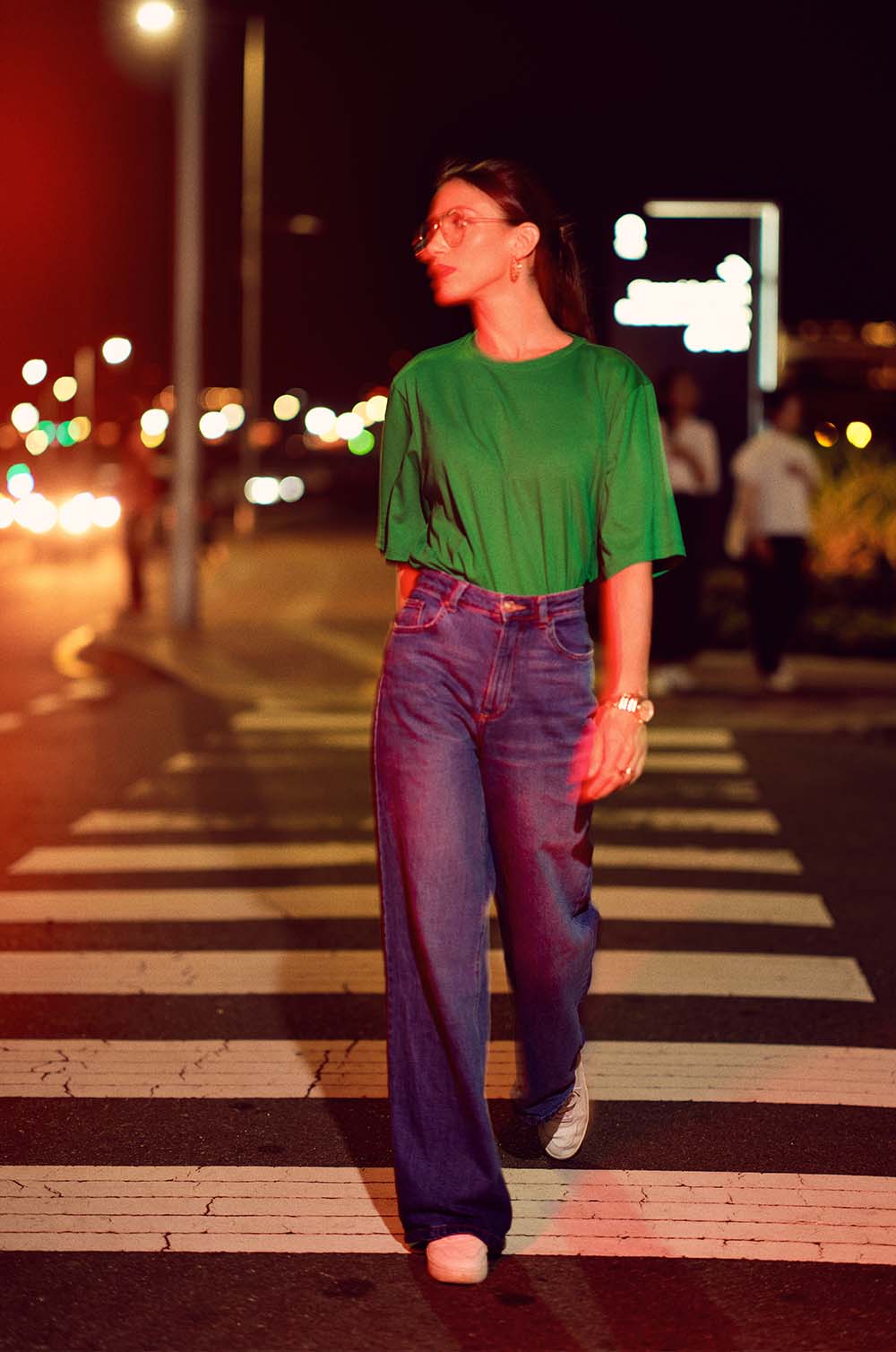 Oversized T shirt Green