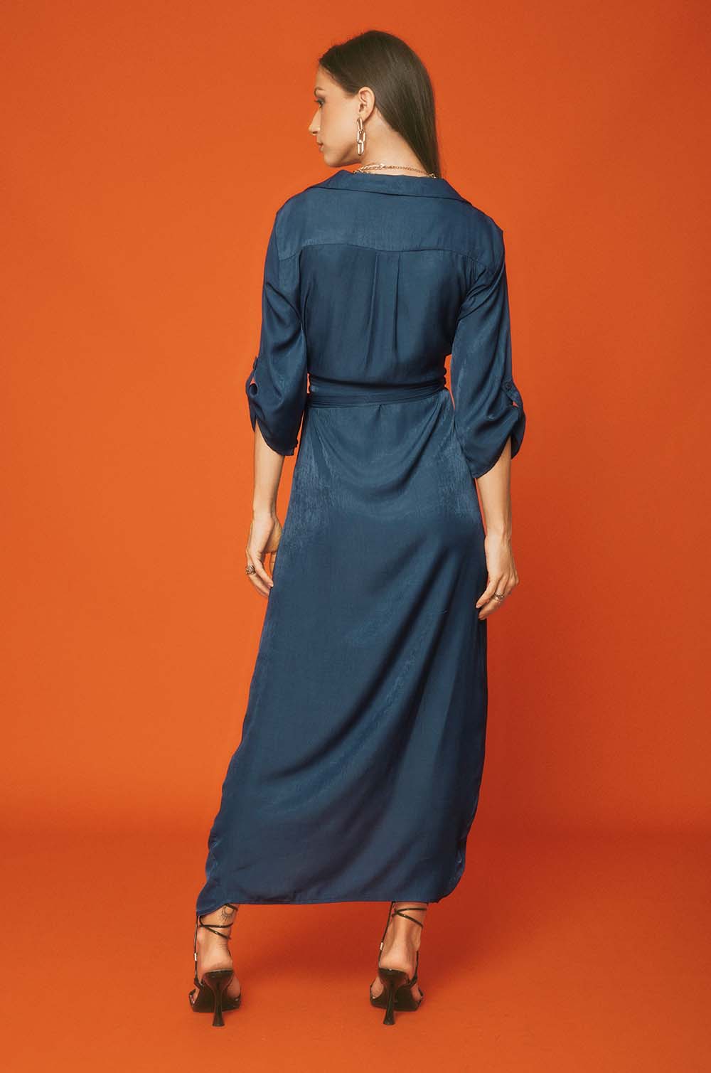 Wraparound Maxi - Blue