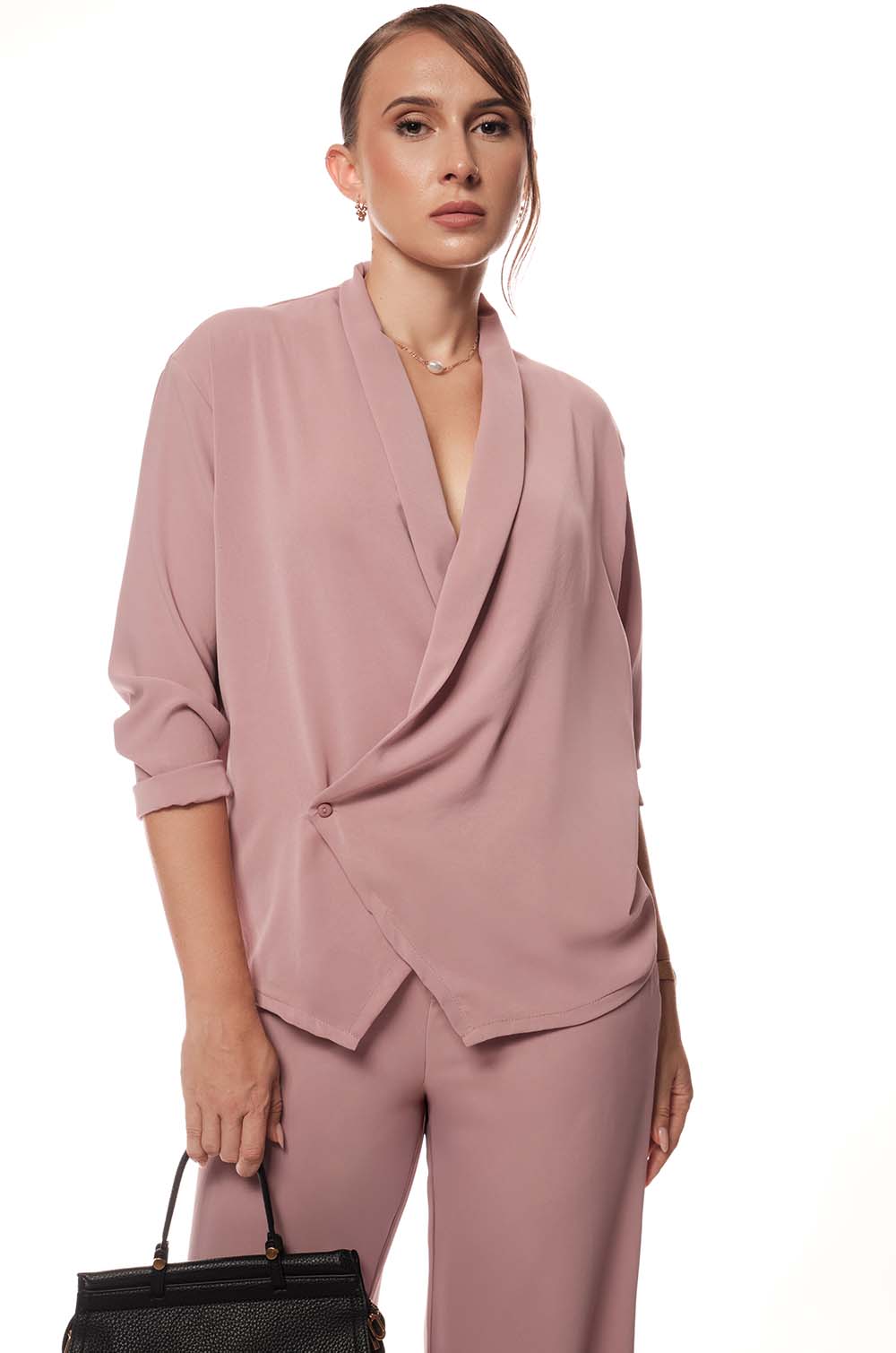 Wraparound Top - pink