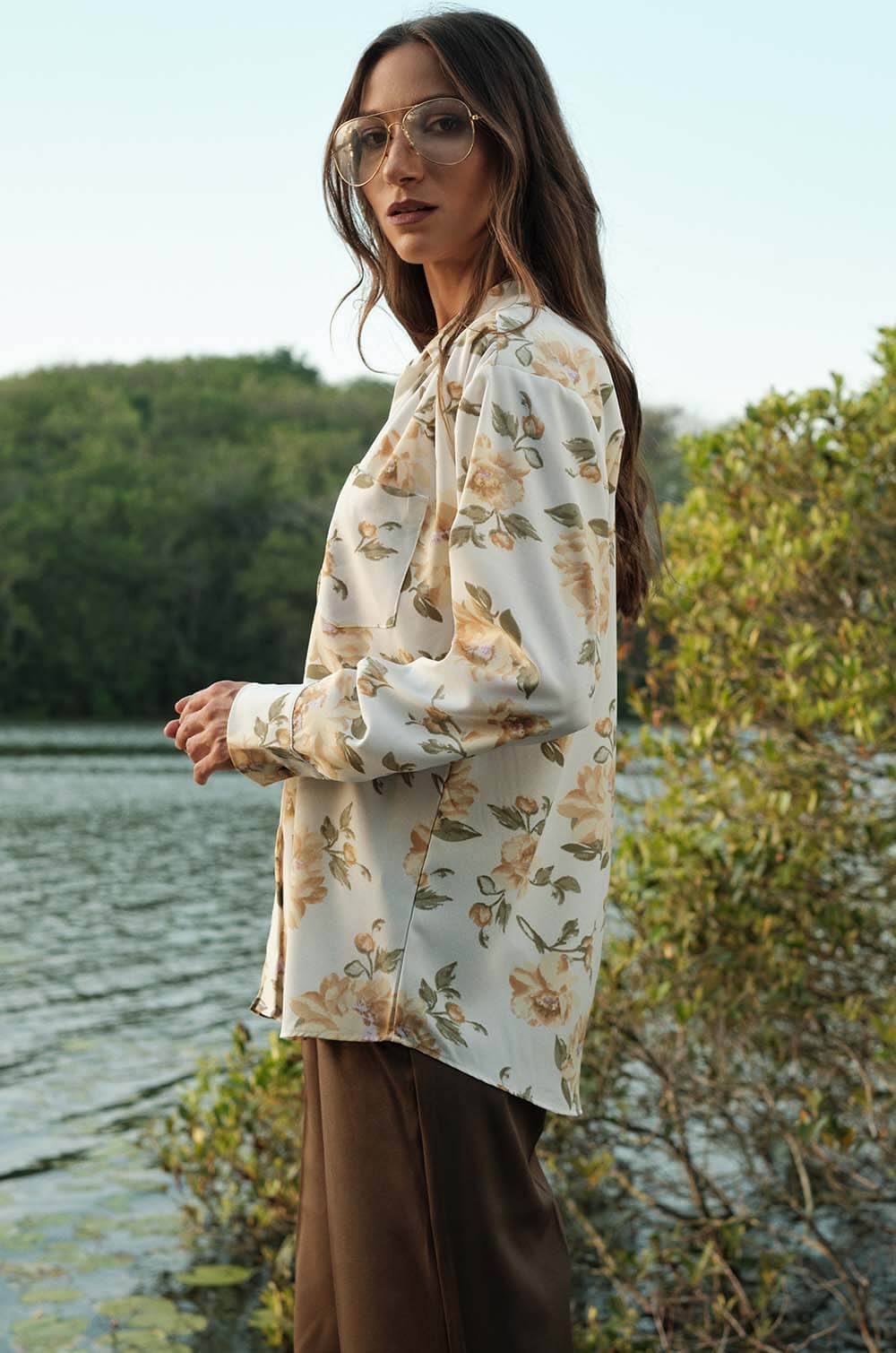 Floral Oversized Shirt