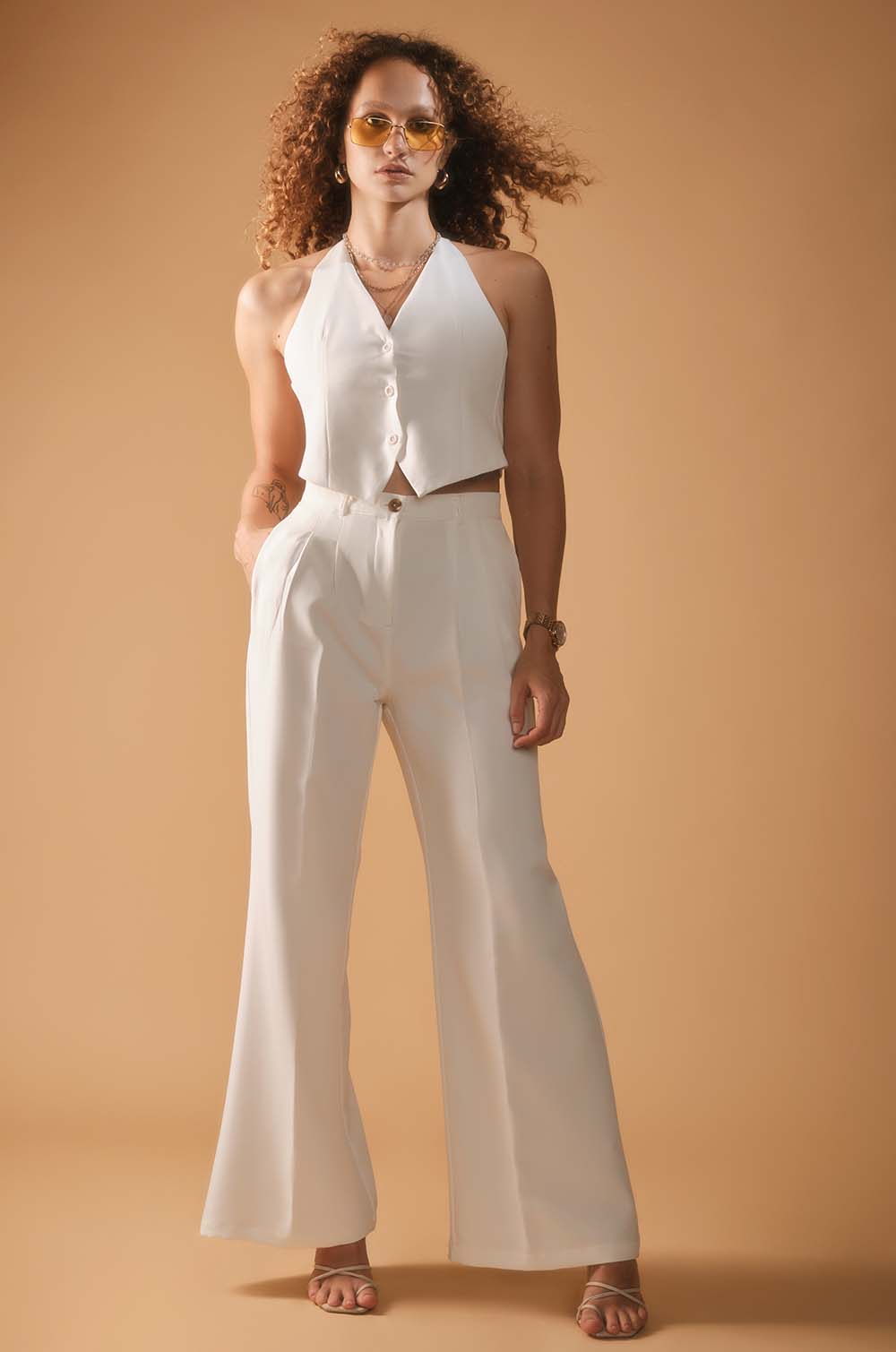 Soft Tailored Pant - Off White