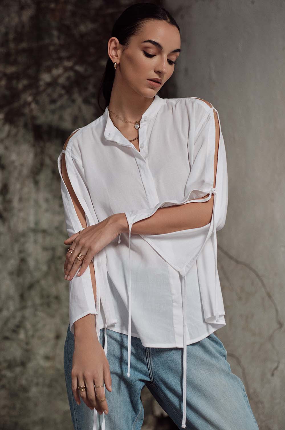 Open Sleeve Shirt