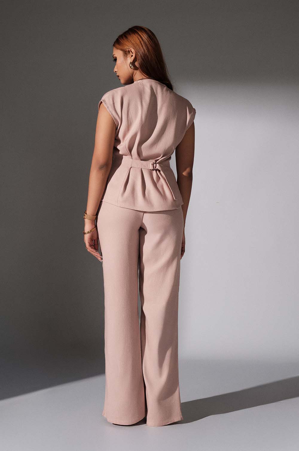 Straight Cut Pant - Blush Pink