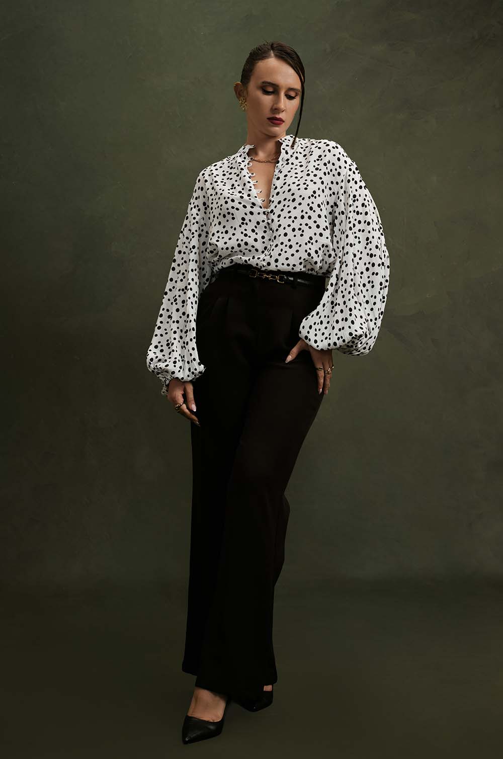 VOLUMED SLEEVE VOLUMED TOP