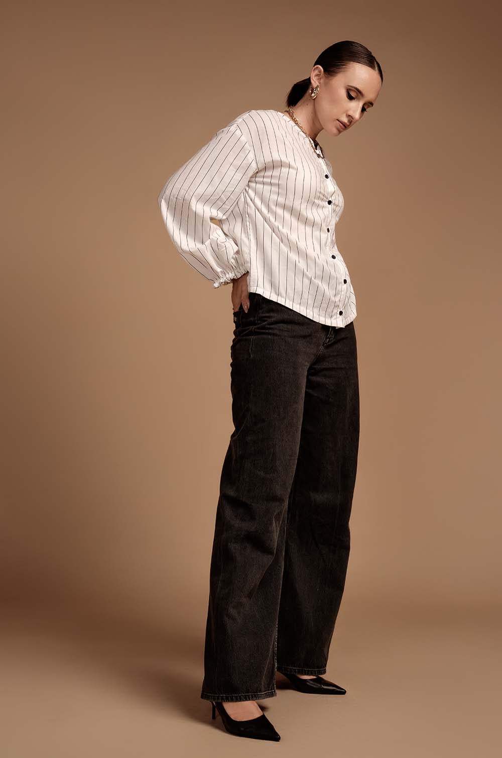 Easy Balloon Sleeve Top