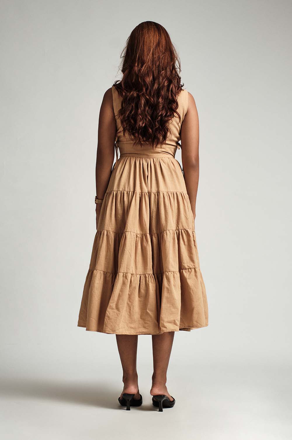 Tiered Midi Dress