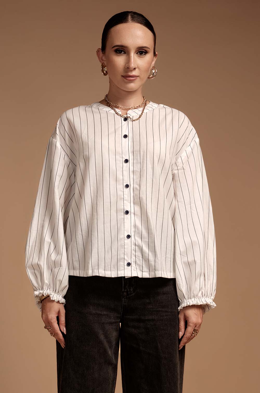 Easy Balloon Sleeve Top