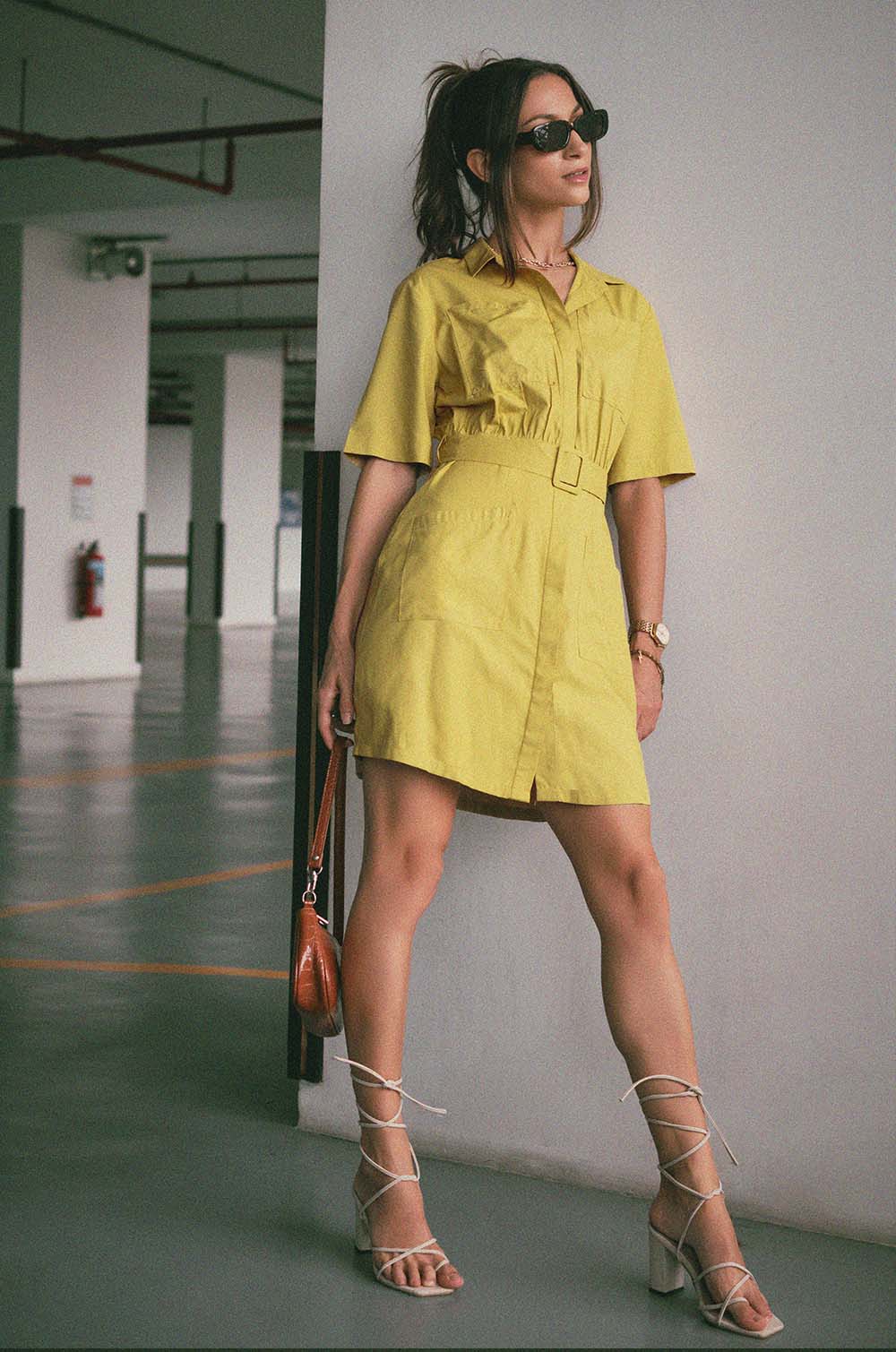 Shirt Dress With Belt