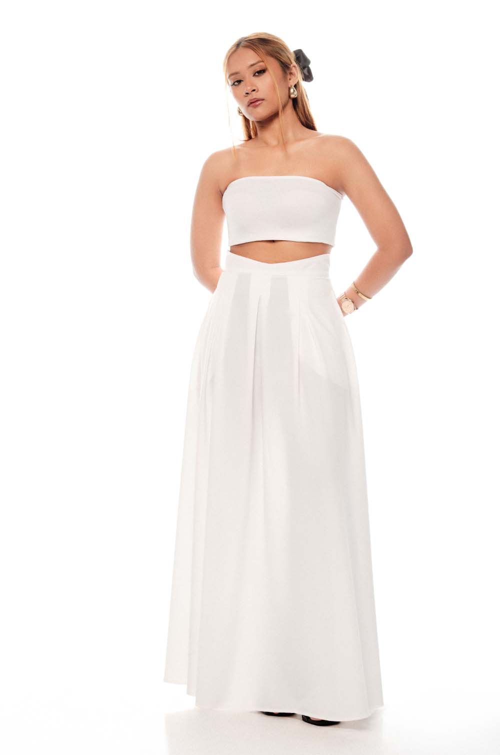 Flared Maxi Skirt