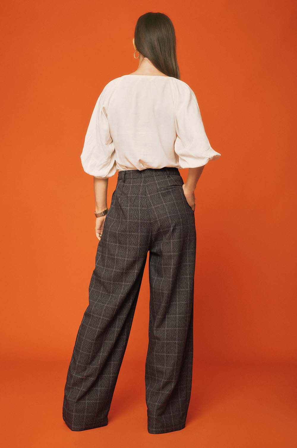 Checked Tailored pant