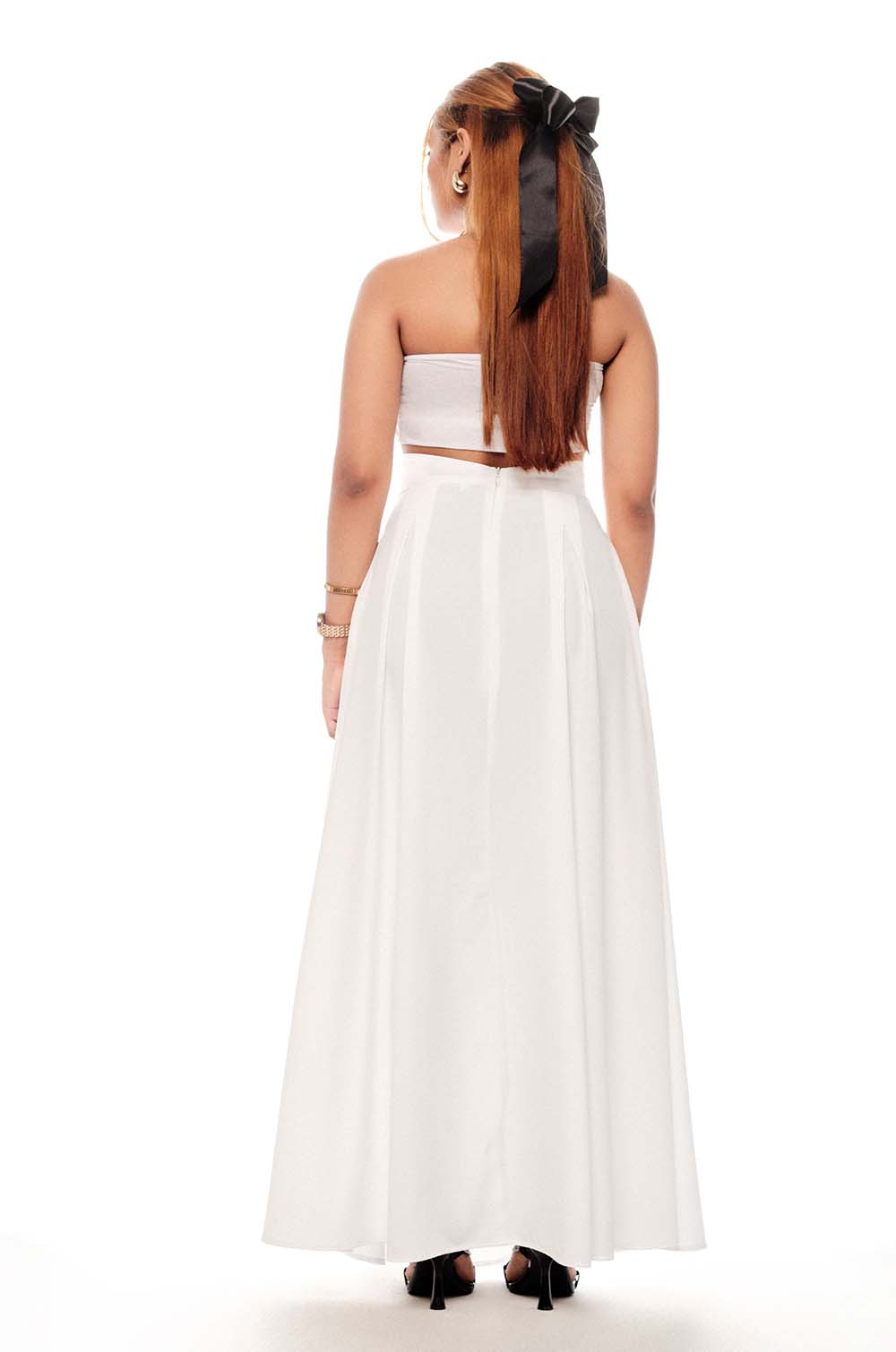 Flared Maxi Skirt