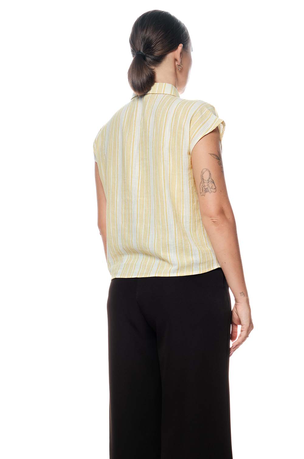 SLEEVELESS STRIPE TOP
