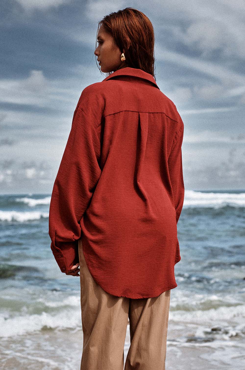 Oversized Shirt - Red