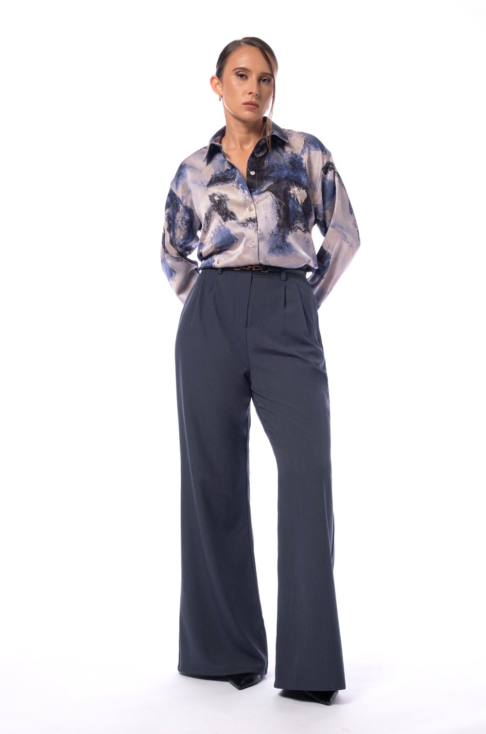 SOFT TAILORED PANT - GRAY