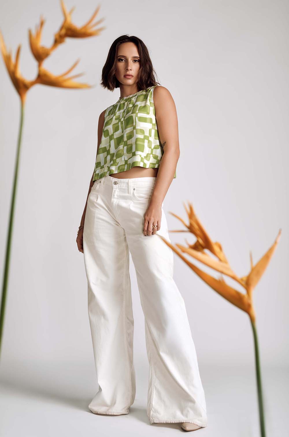 A-line Top Printed