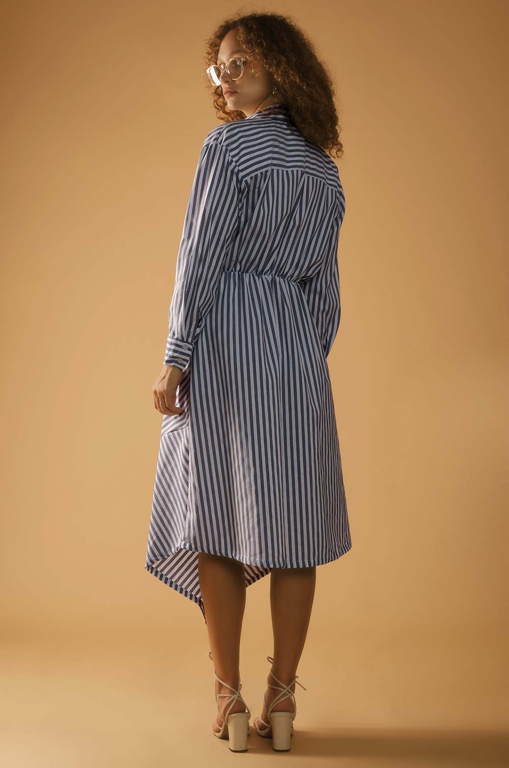 Striped Long Sleeve Dress