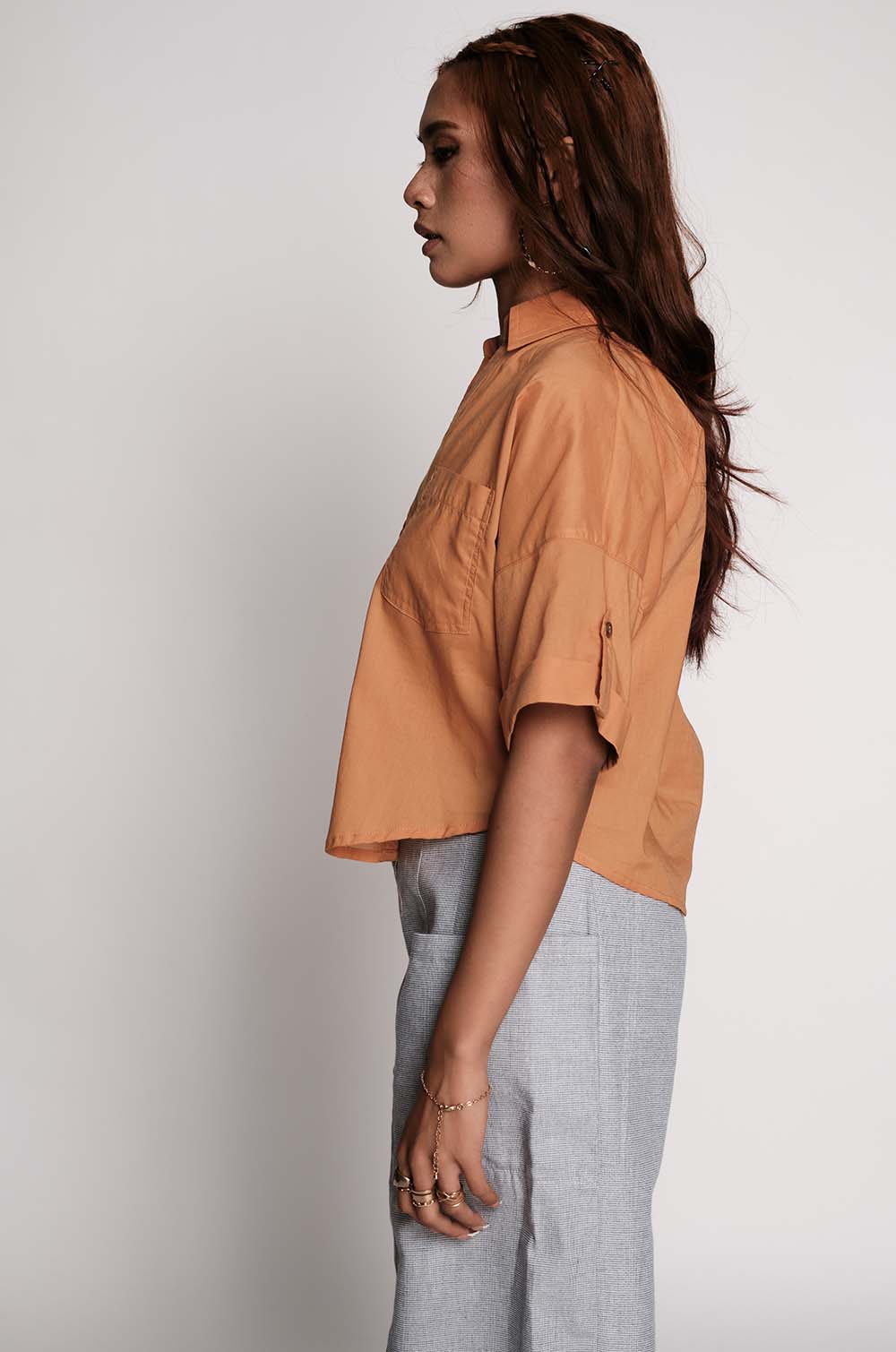 Double Pocket Loose Fitted Top