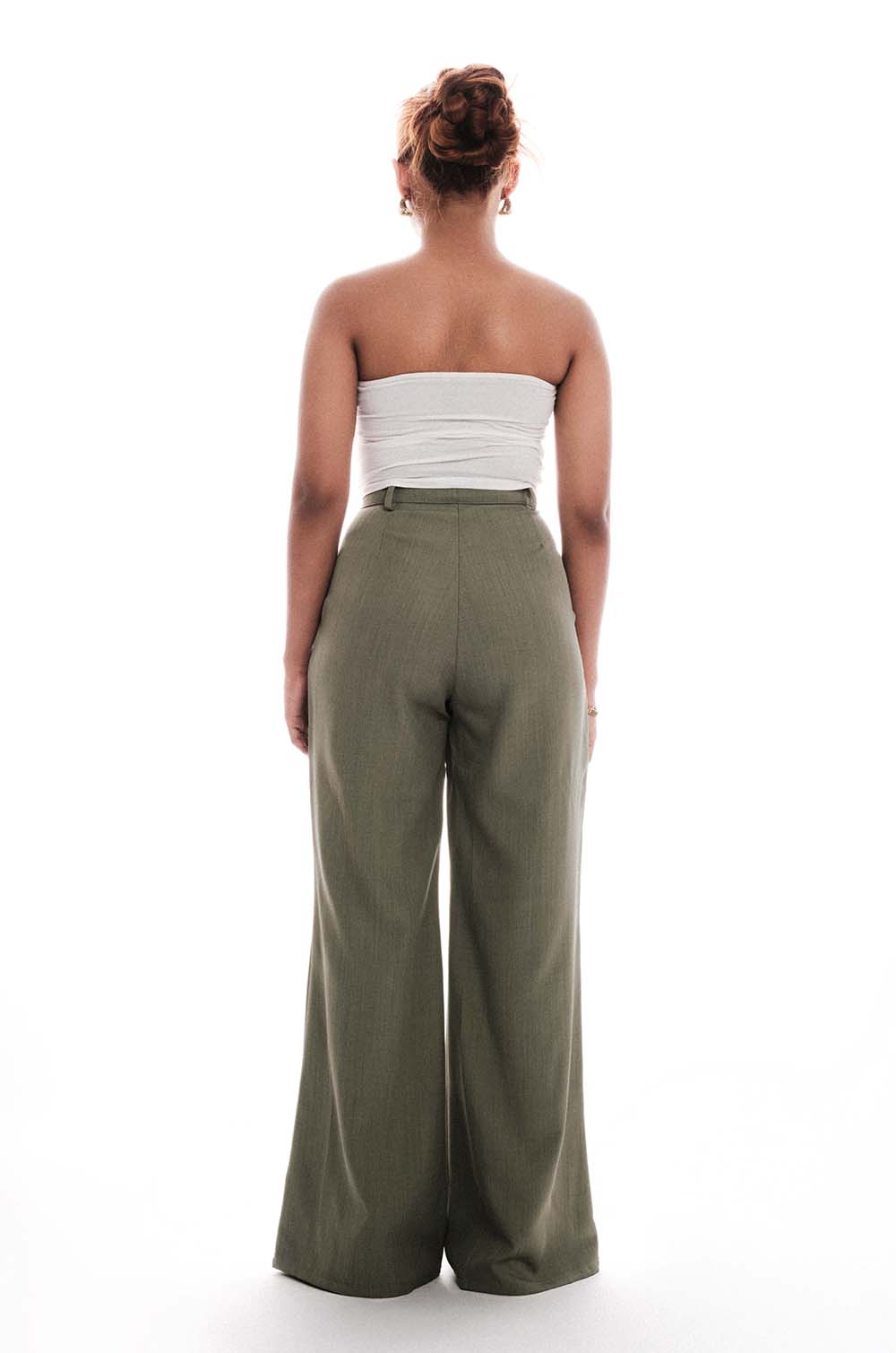 Soft Tailored Pant Green