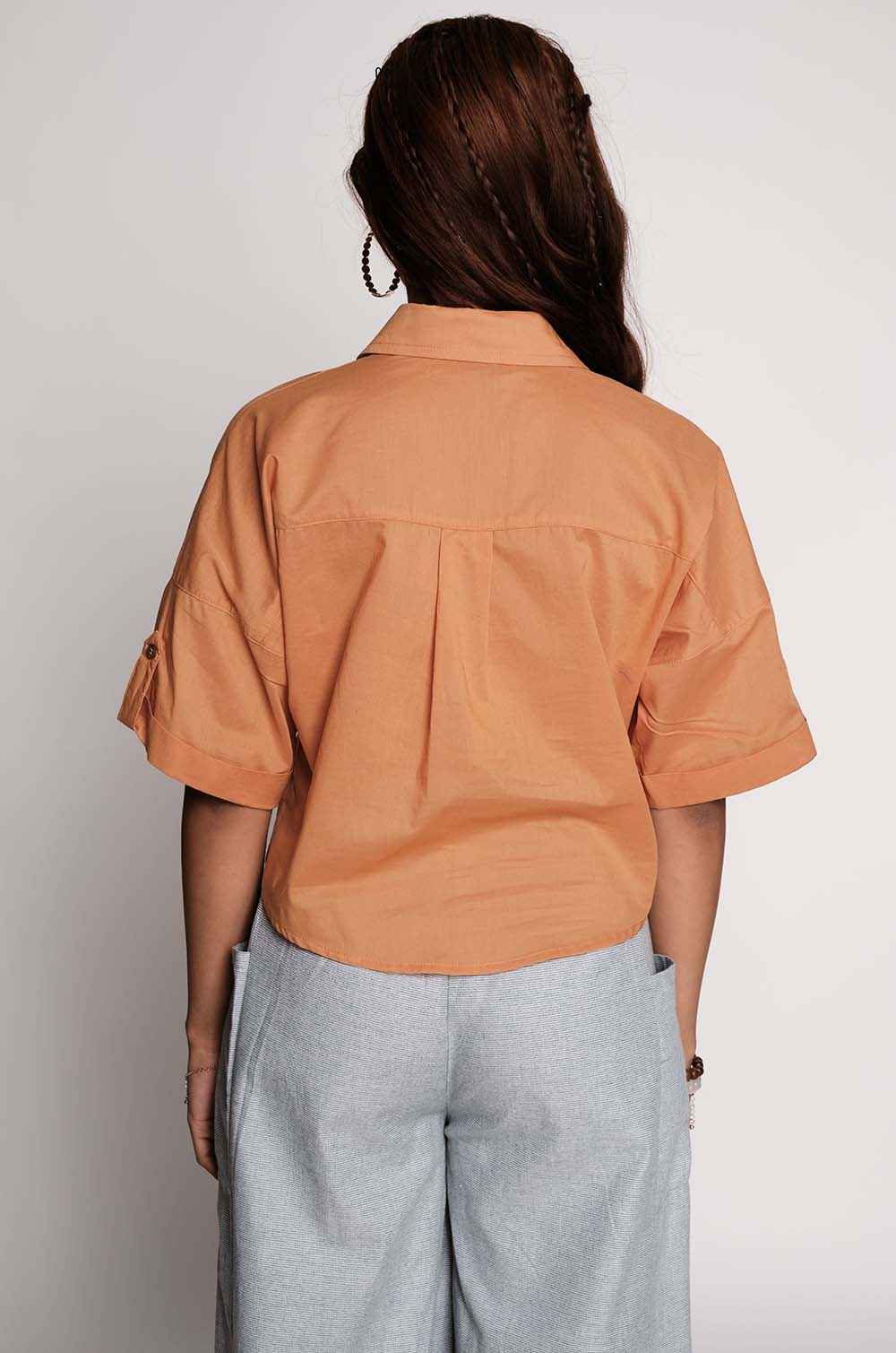 Double Pocket Loose Fitted Top