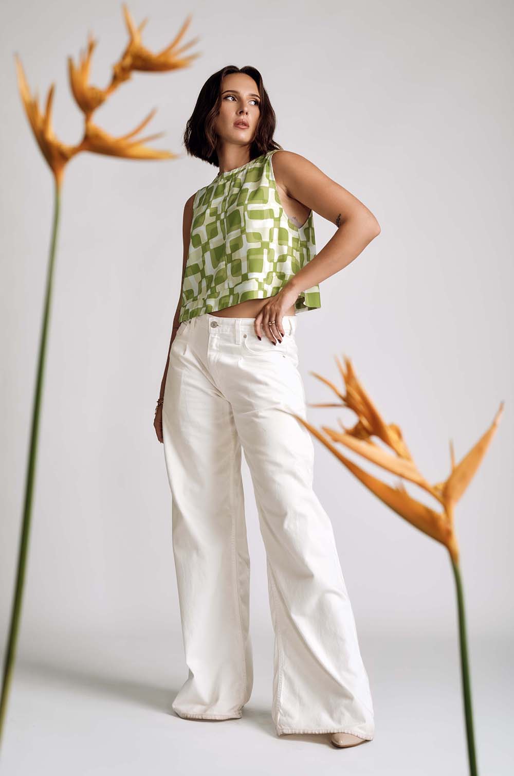 A-line Top Printed