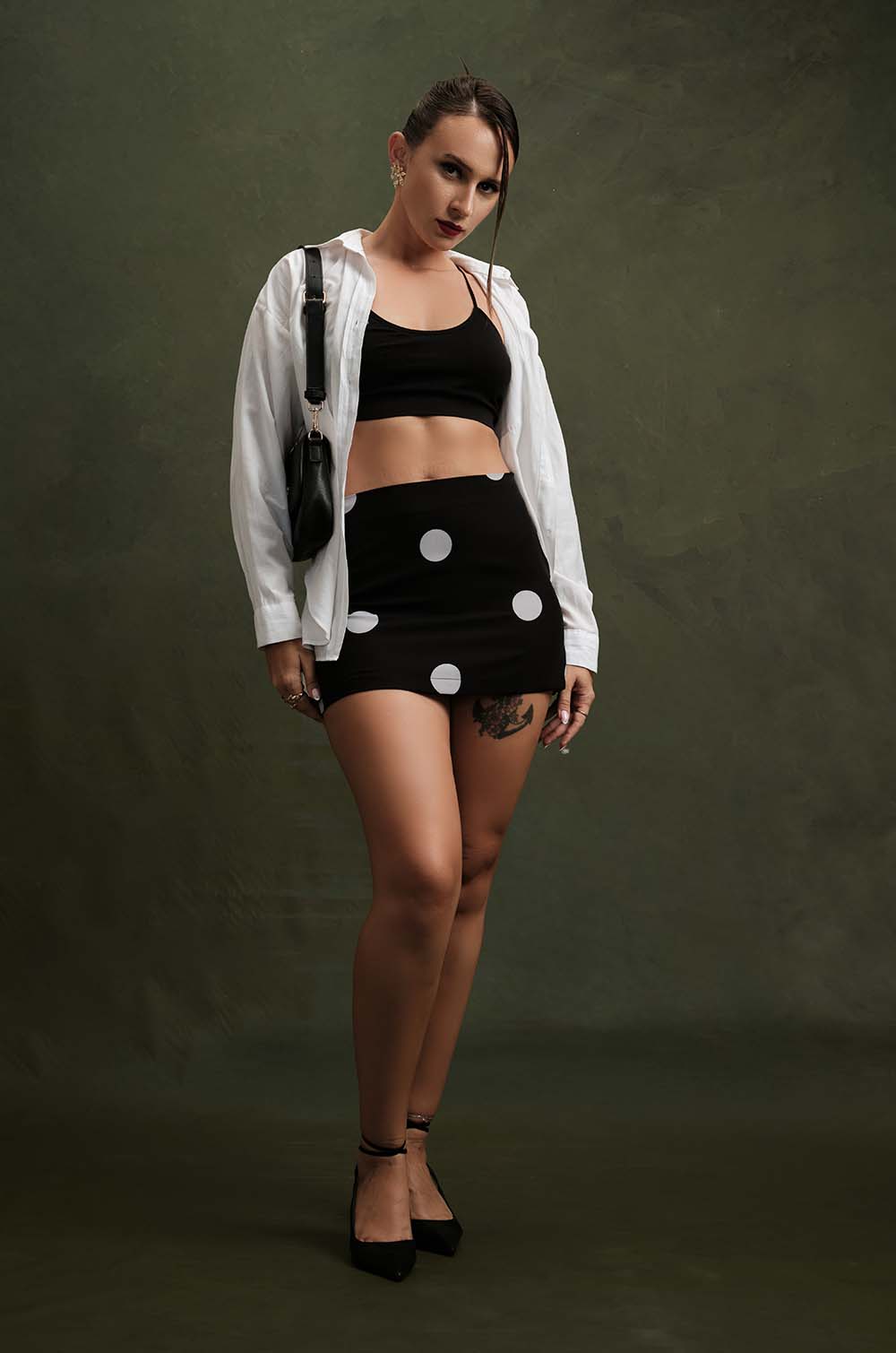 POLKA DOT MINI SKIRT