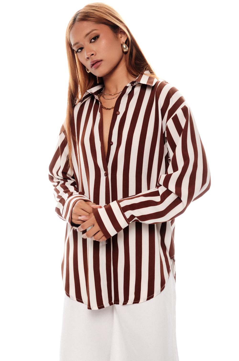 Striped Oversized Shirt