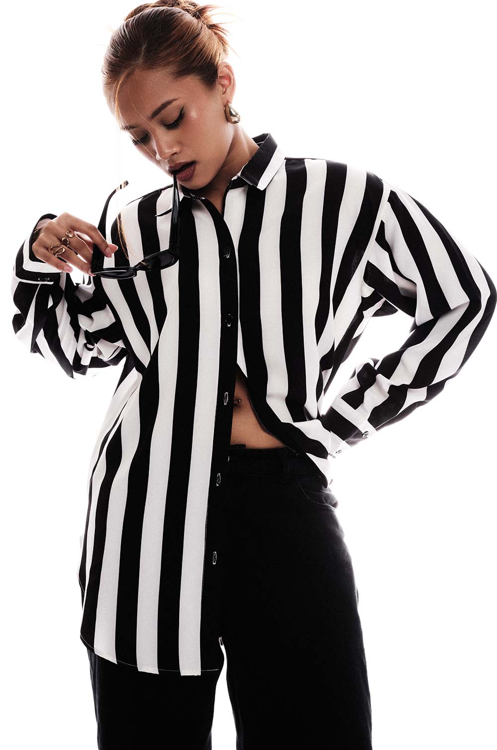 Striped Oversized Shirt