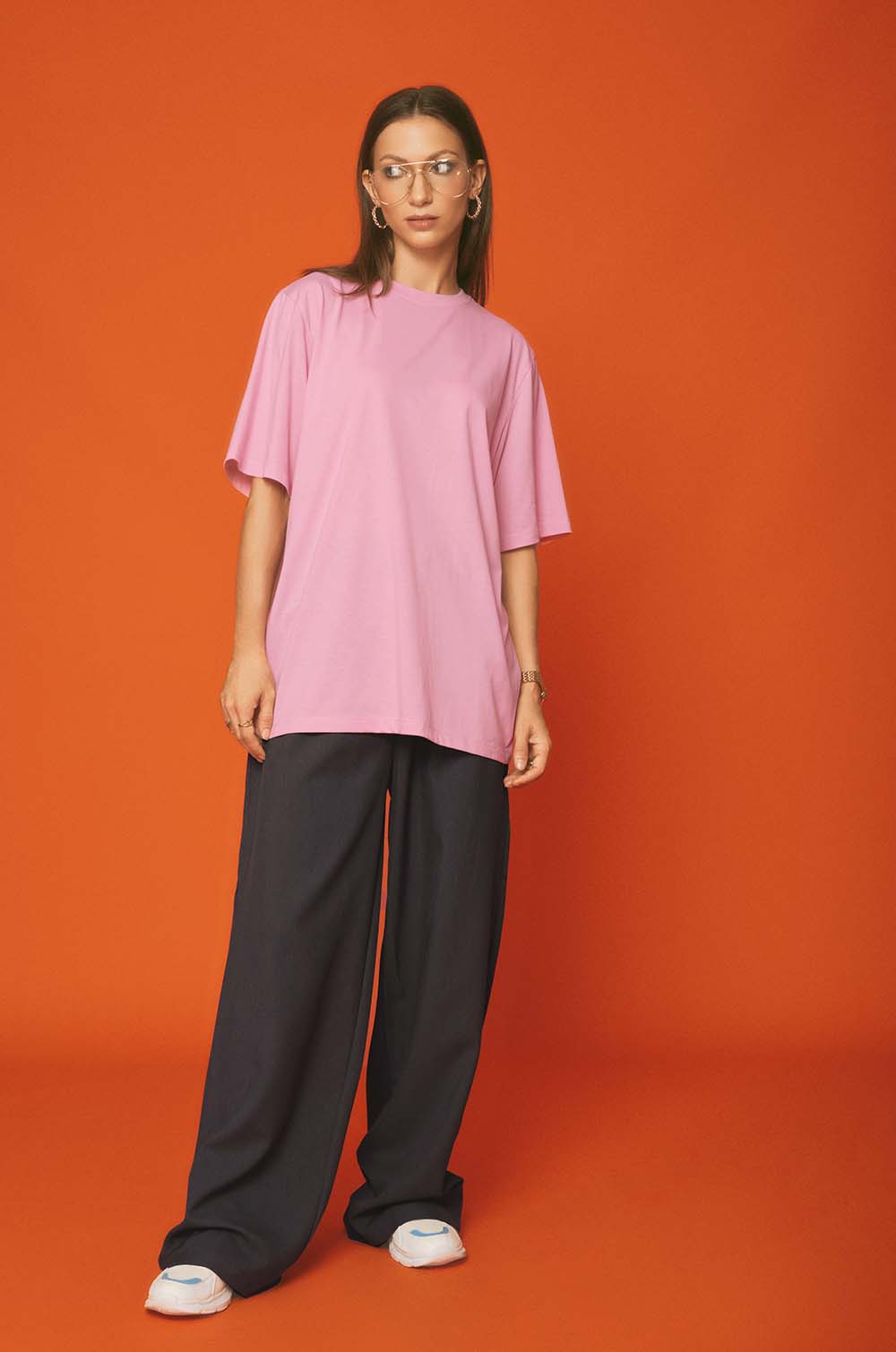 Oversized T-shirt - Pink