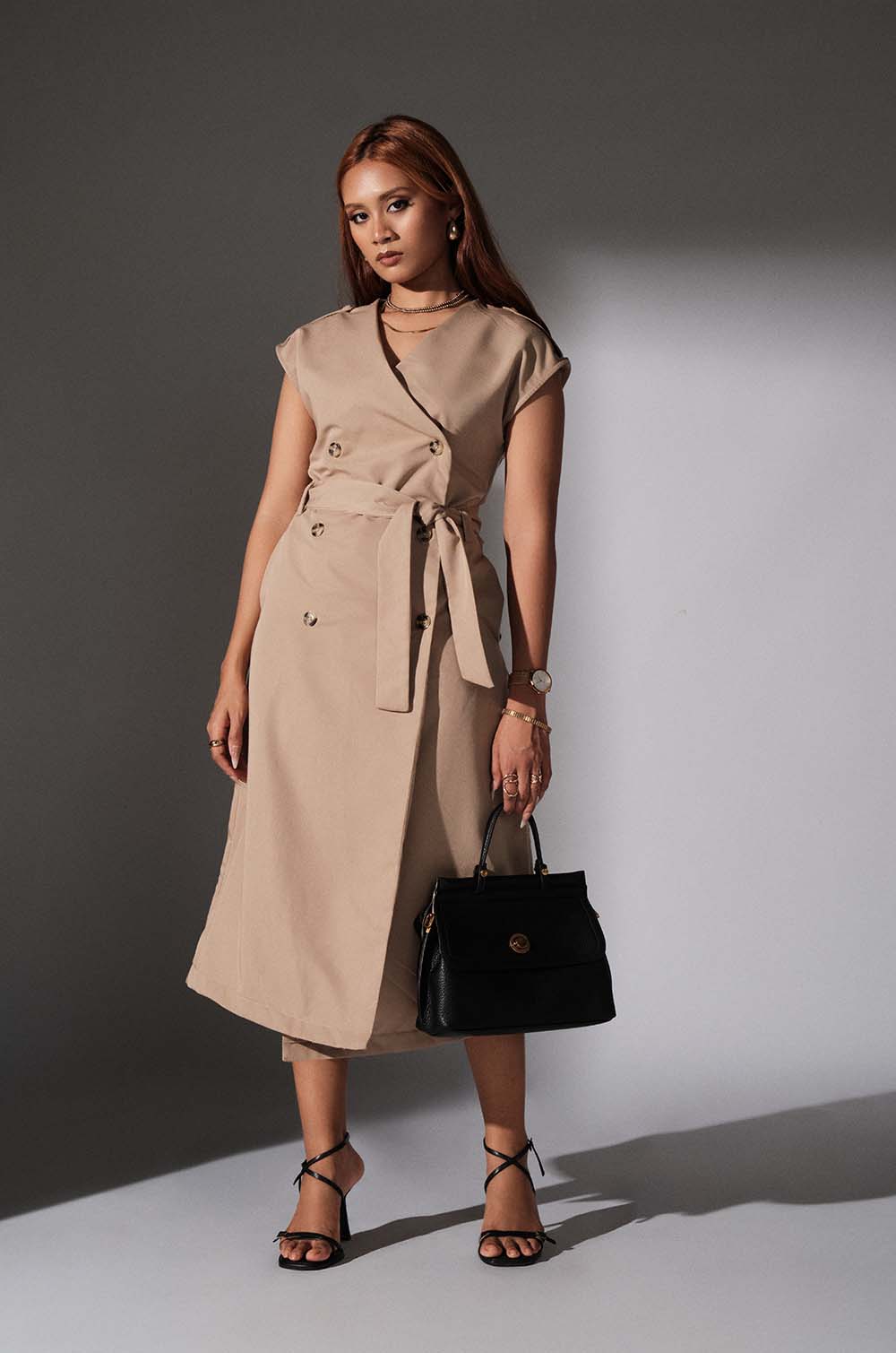 Trench Dress - Beige