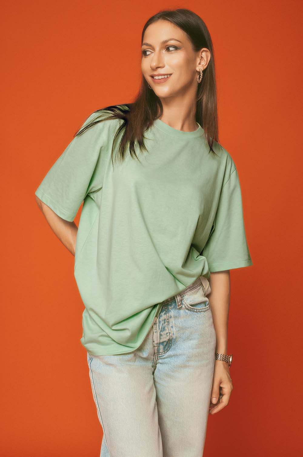 Oversized T-shirt - Mint