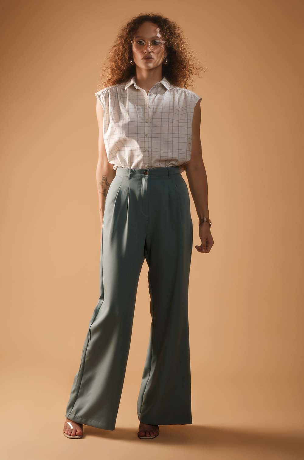 Soft Tailored Pant  - Sage