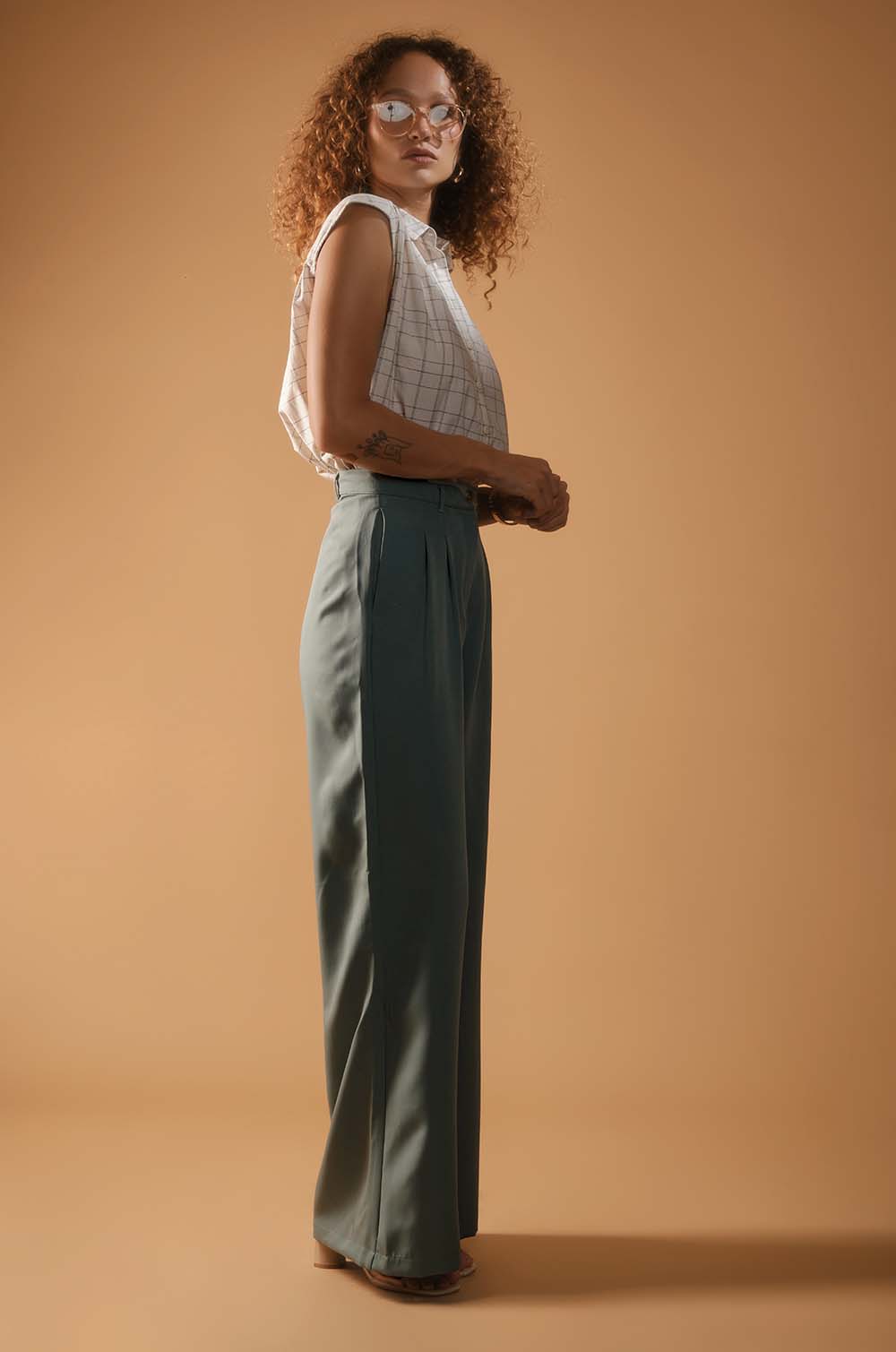 Soft Tailored Pant  - Sage