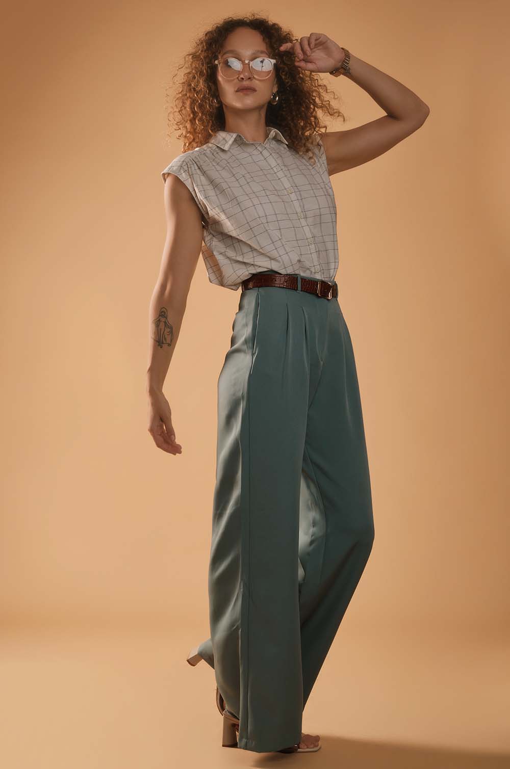 Soft Tailored Pant  - Sage