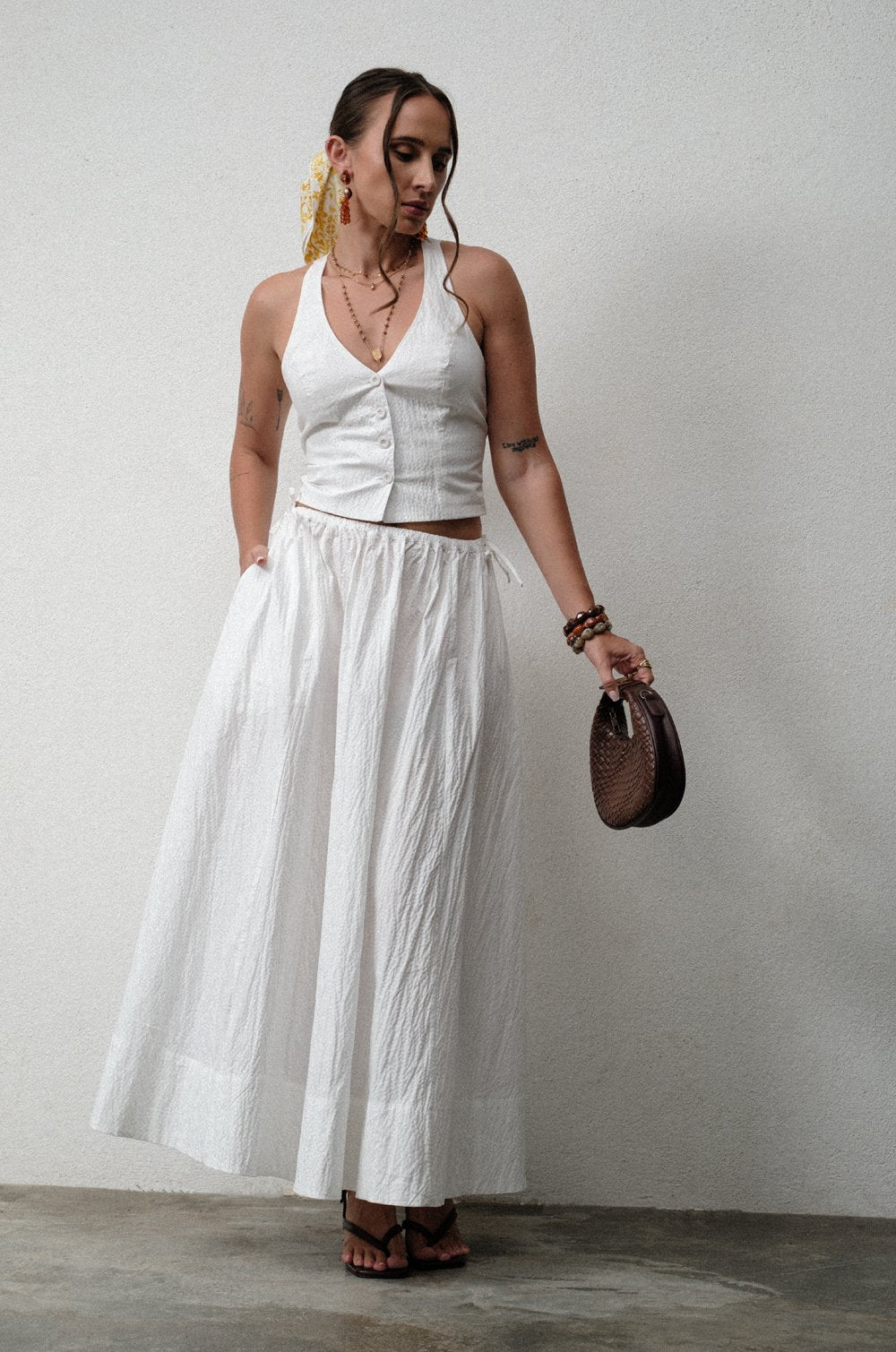 A-LINE MAXI SKIRT