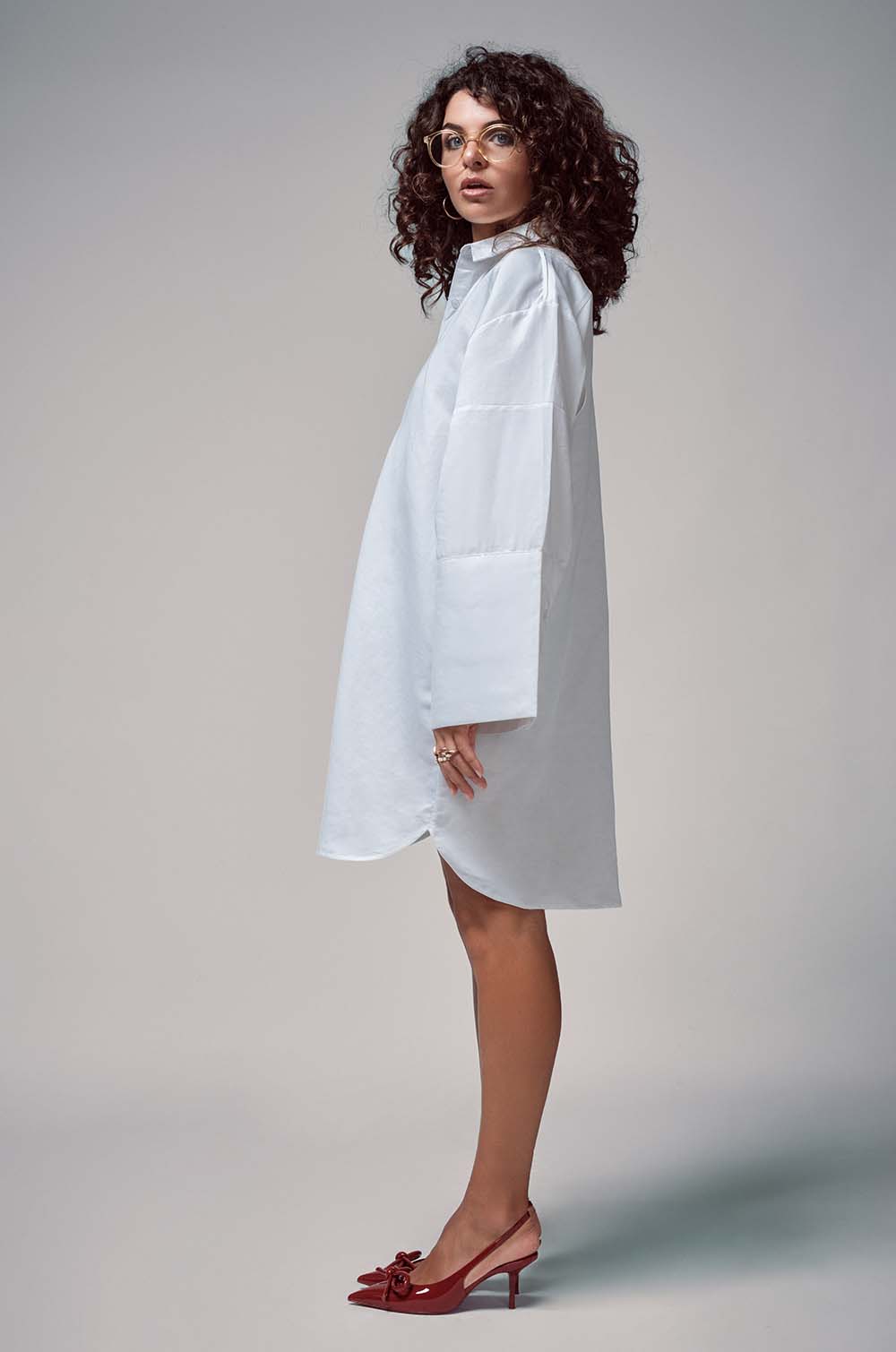 Oversized Shirt Dress