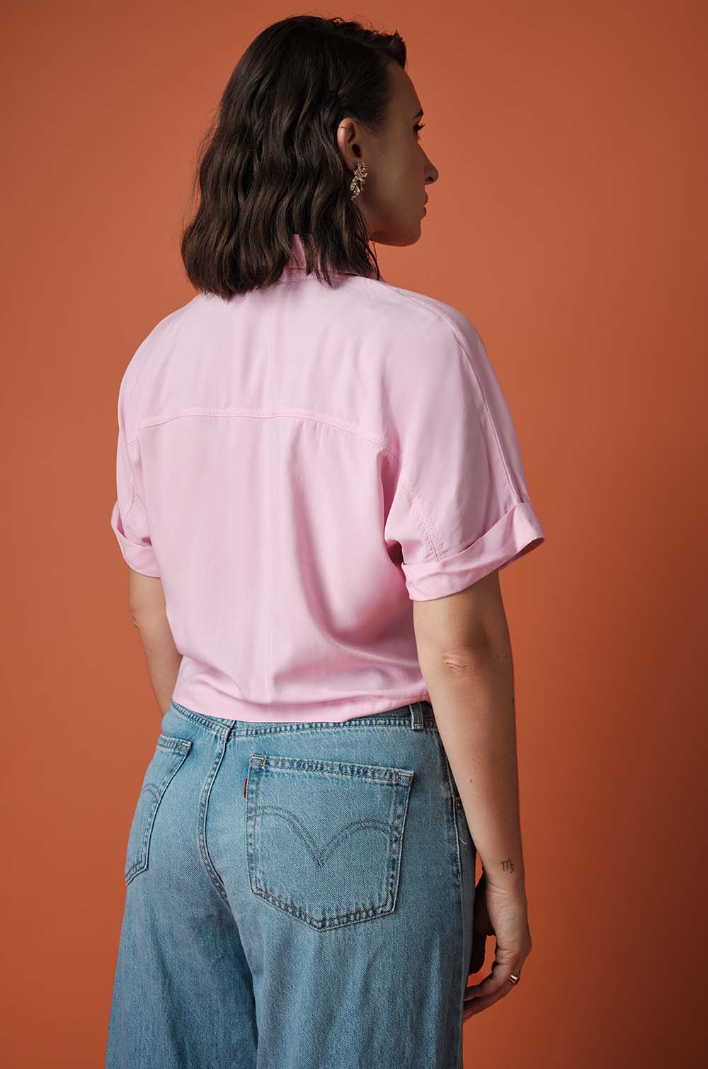 SEAM DETAILED TOP - PINK