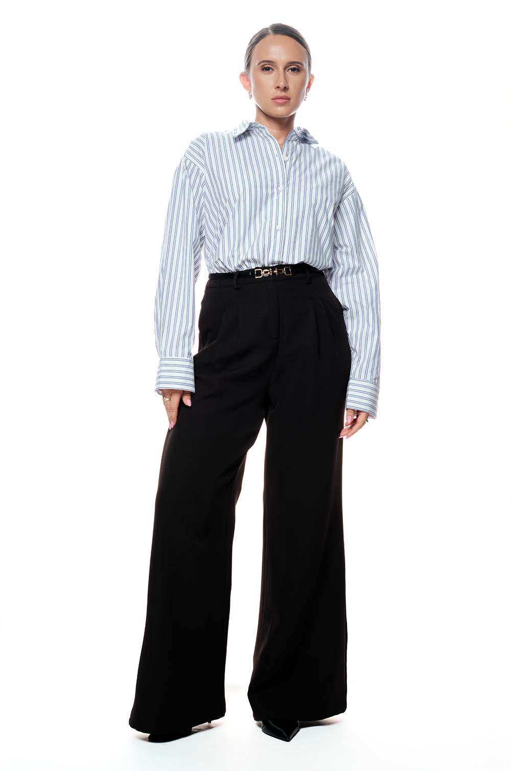 STRIPED OVERSIZED SHIRT