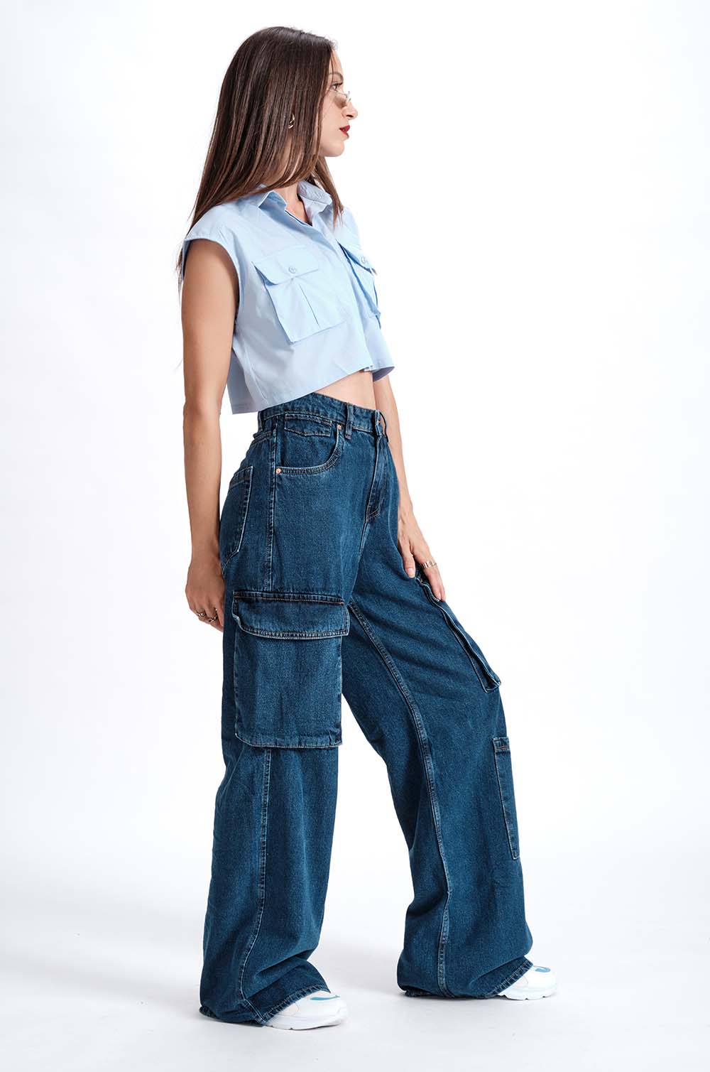 Crop Top With Cargo Pockets - The Cult Original